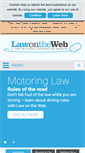 Mobile Screenshot of lawontheweb.co.uk